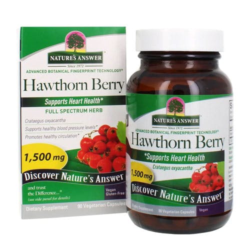 Natures Answer Hawthorn Berry 1500mg-90 Capsules