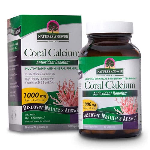 Natures Answer Coral Calcium 1000mg-90 Capsules