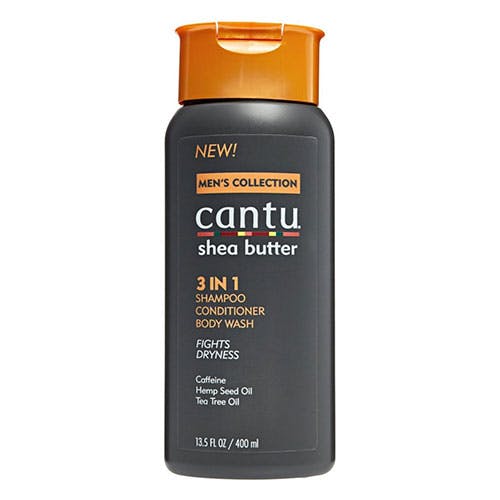 Cantu 3 in 1 Shampoo Conditioner Body Wash for Men 400ml