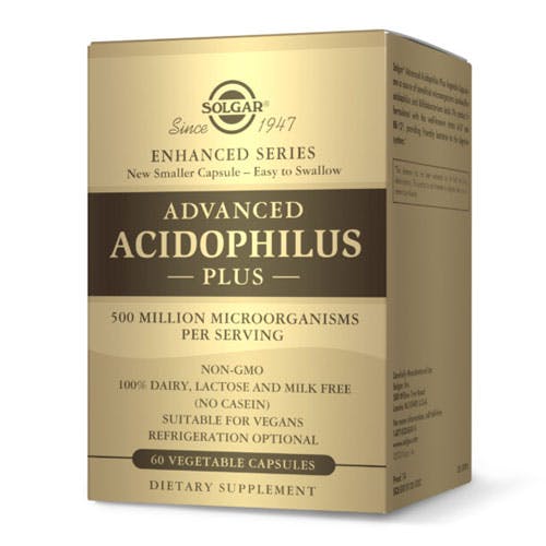 Solgar Advanced Acidophilus Plus -60 Capsules
