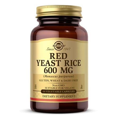 Solgar Red Yeast Rice 600mg -60 Capsules