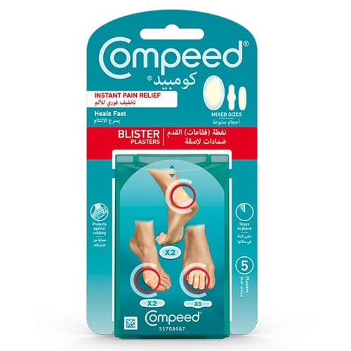 Compeed Blister Plasters - Mixed Sizes - Pack of 5