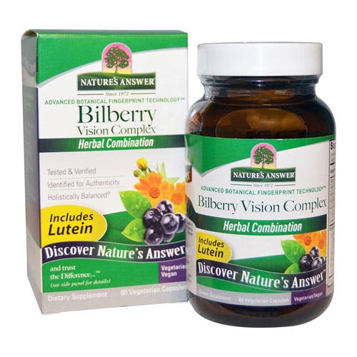 Natures Answer Bilberry Vision Complex-60 Capsules
