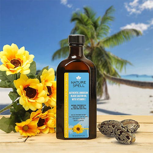 Nature Spell Authentic Jamaican Black Castor Oil with Vitamin E 150ml