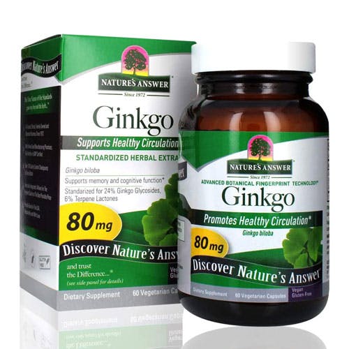 Natures Answer Ginkgo 80mg-60 Capsules