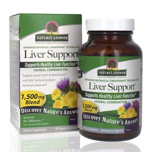 Natures Answer Liver Support 1500mg-90 Capsules