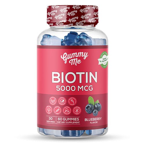 Gummy Me Biotin 5000mcg Blueberry Flavor 60 Gummies