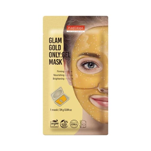Purederm Gel Face Mask, Glam Gold 1 Mask
