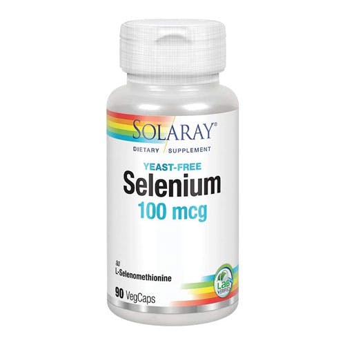 Solaray Selenium 100mcg-90 Capsules