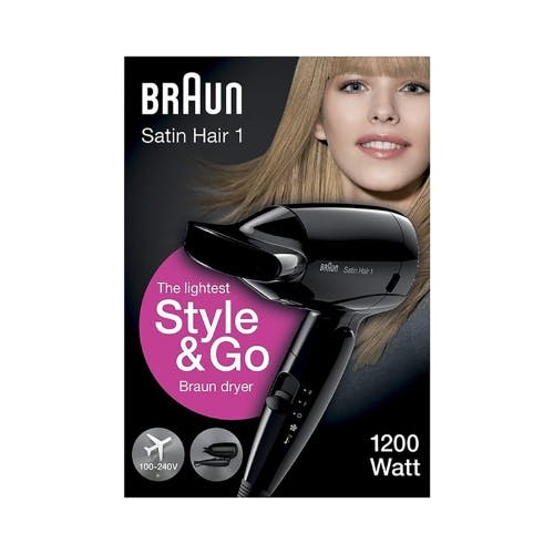 Braun Satin Hair 1 HD130 Style & Go Travel Dryer