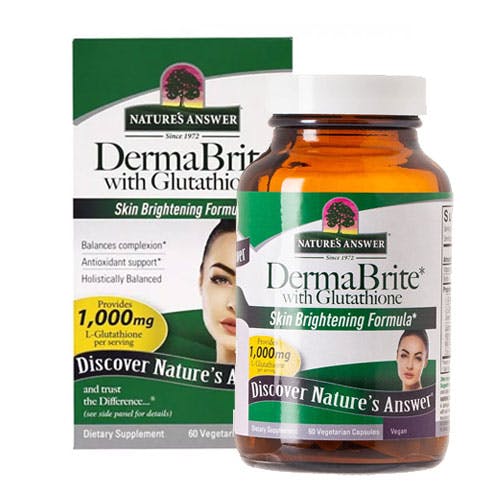 Natures Answer Dermabrite with Glutathione-60 Capsules