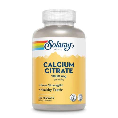 Solaray Calcium Citrate 1000mg-120 Capsules