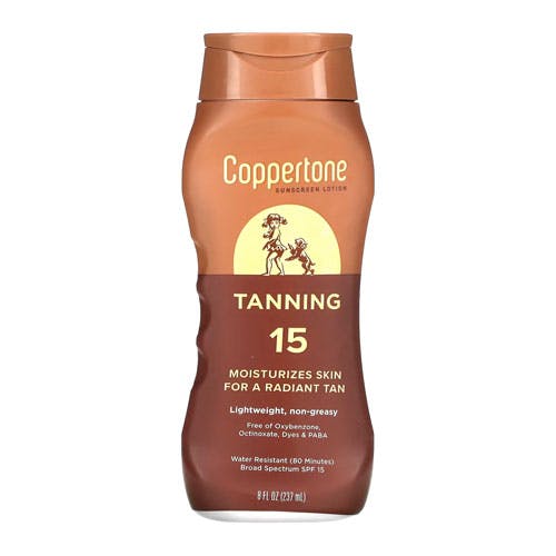 Coppertone Sunscreen Lotion Tanning 15 -237ml