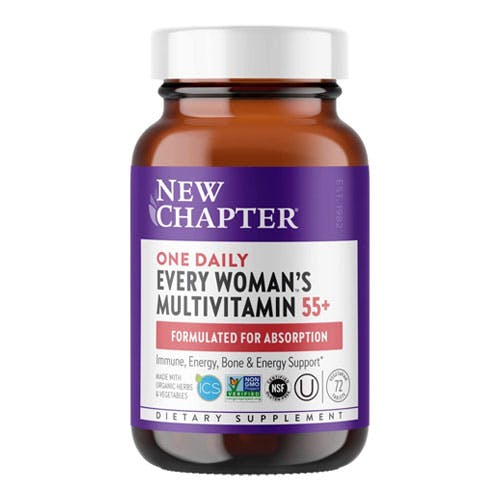 New Chapter Every Woman's One Daily 55+ Multivitamin - 72 Tablets