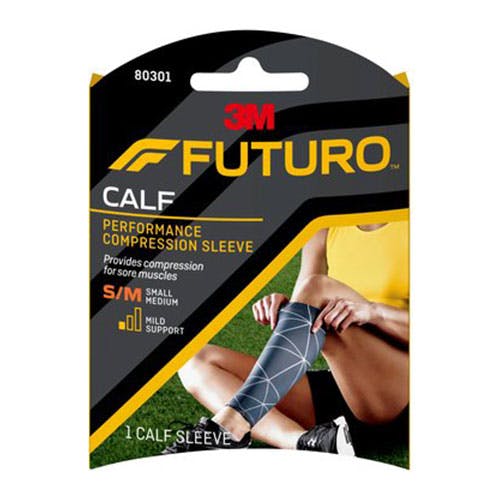 3M Futuro Calf Performance Compression Sleeve (80301) - Small/Medium Size - 1 Calf Sleeve