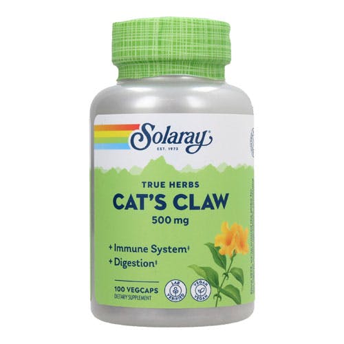 Solaray Cat's Claw 500mg-100 Capsules