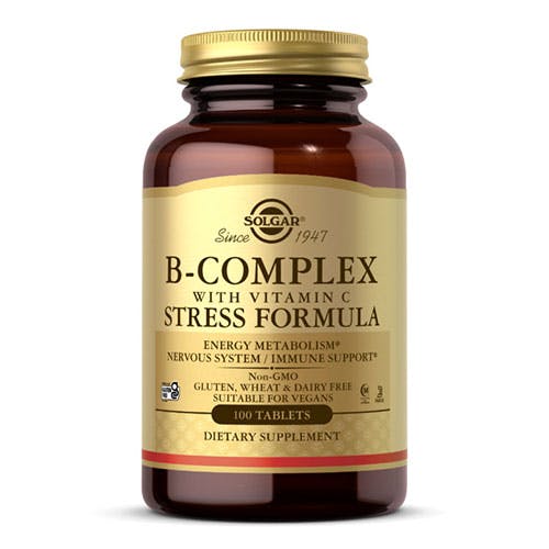 Solgar B-Complex Stress Formula With Vitamin C -100 Tablets