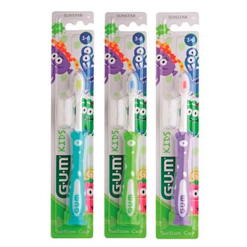 GUM Kids Toothbrush for 3-6 Years (901) Soft - Assorted Color