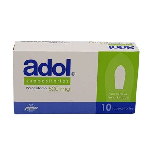 Adol 500mg - 10 Suppositories