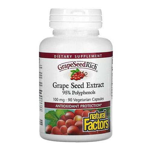 Natural Factors Grape Seed Extract 100mg 90 Capsules