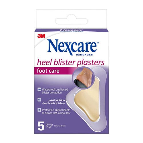 3M Nexcare Heel Blister Bandages - One Size - 5 Bandages