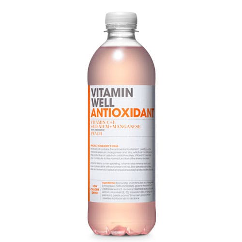 Vitamin Well Water Antioxidant Drink 500ml - Peach Flavor