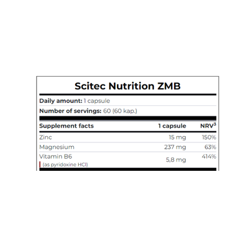 Scitec Nutrition ZMB - 60 Capsules