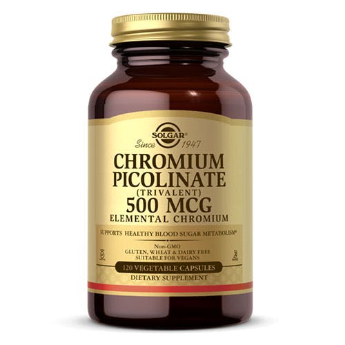 Solgar Chromium Picolinate 500mg -120 Capsules