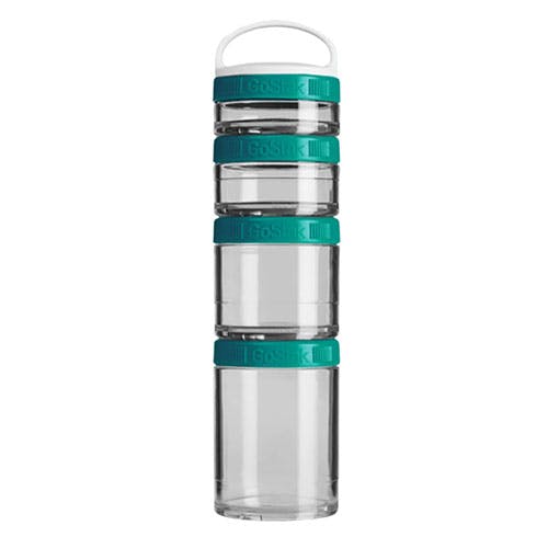 Blender Bottle GoStak Starter 4Pak - Teal Color