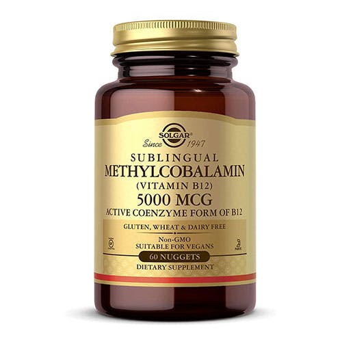 Solgar Methylcobalamin (Vitamin B12) 5000mcg -60 Nuggets
