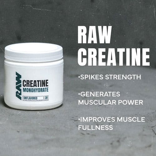 Raw Nutrition Creatine Powder 30 Servings - Unflavored