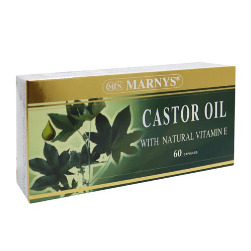 Marnys Castor Oil - 60 Capsules