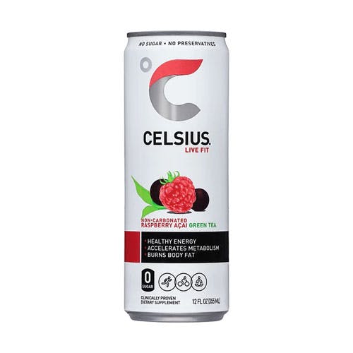 Celsius live fit raspberry acai green tea 355 ml