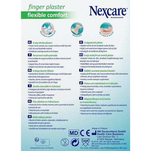 3M Nexcare Finger Plasters - One Size - 10 Plasters