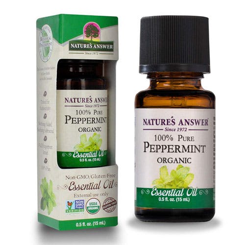 Natures Answer Organic Peppermint Essential Oil 15ml