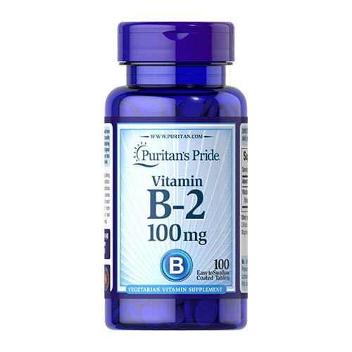 Puritan's Pride Vitamin B-2 100mg-100 Capsules