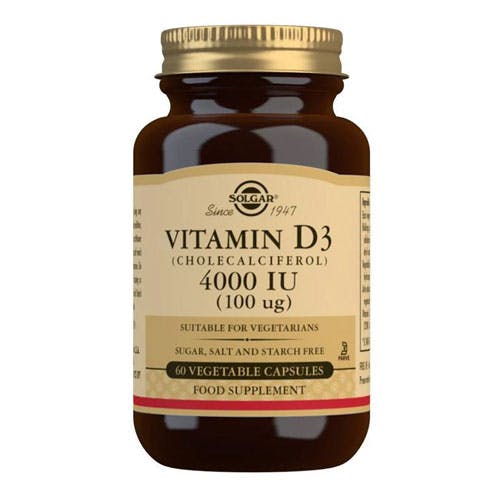 Solgar Vitamin D3 4000IU -60 Capsules