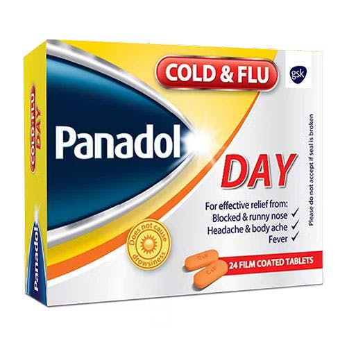 Panadol Cold & Flu Day - 24 Tablets