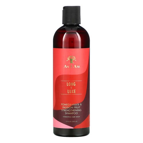 As I Am Long & Luxe Pomegranate & Passion Fruit Strengthening Shampoo 355ml