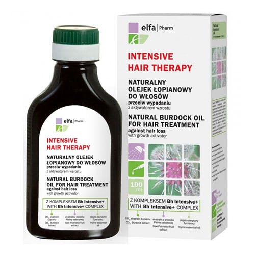 Green Pharmacy Intensive Hair Therapy Natural Burdock Oil for Hair Treatment 100ml