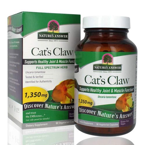 Natures Answer Cats Claw Inner Bark 1350mg-90 Capsules