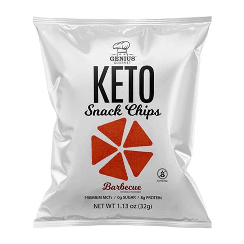 Genius Keto Snack Chips 32gm - Barbecue Flavor