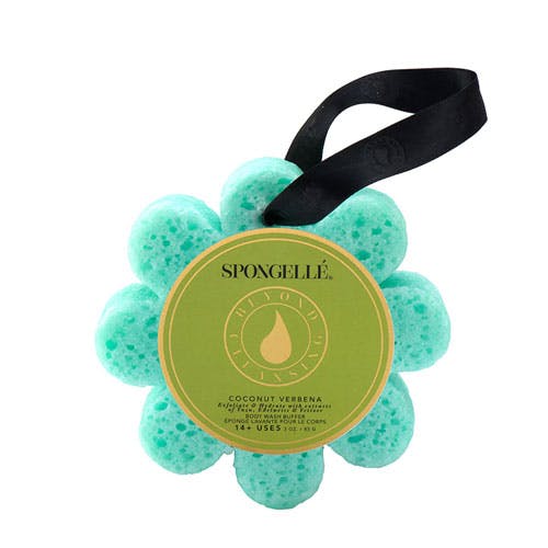 Spongelle Wild Flower Bath Sponge with Coconut Verbena 85gm – 14+ Uses