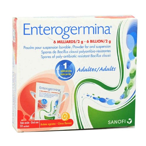 Enterogermina 6 Billion Sachets 2gm - 10 Sachets