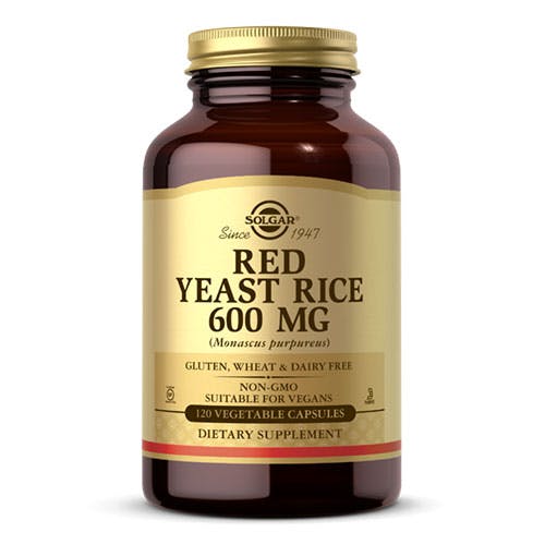 Solgar Red Yeast Rice 600mg -120 Capsules