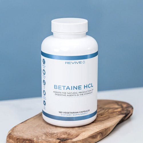 Revive Betaine HCL - 180  Vegetarian Capsules