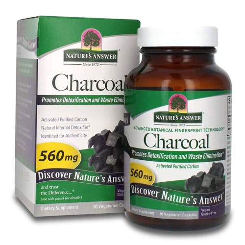 Natures Answer Charcoal 560mg-90 Capsules