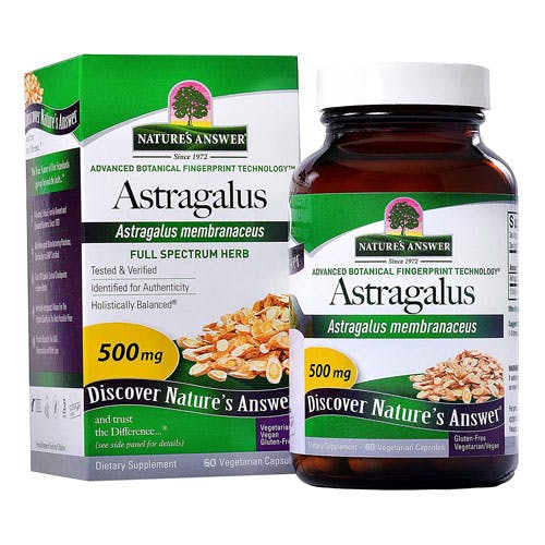 Natures Answer Astragalus 500mg-60 Capsules