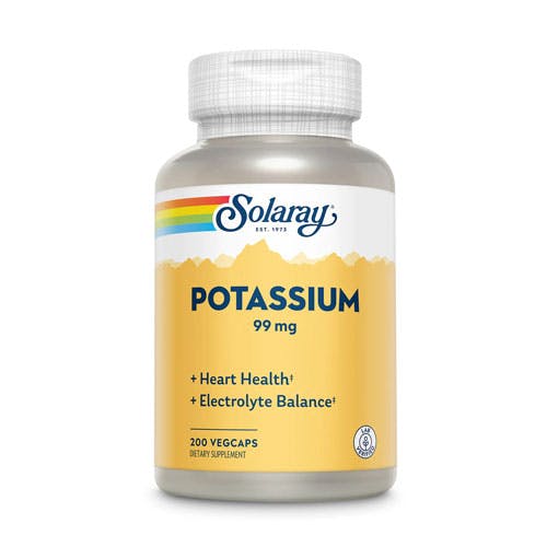 Solaray Potassium 99mg-200 Capsules