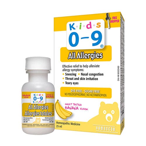 Homeocan Kids 0-9 All Allergies Oral Solution 25ml - Banana Flavor